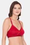Souminie Double Layered Non-Wired Full Coverage Minimiser - Red — thumbnail 3