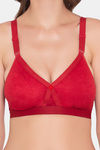 Souminie Double Layered Non-Wired Full Coverage Minimiser - Red — thumbnail 4