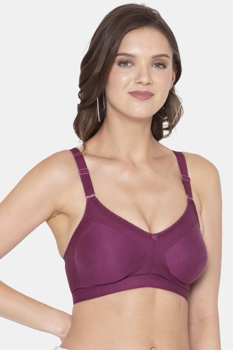 Souminie Double Layered Non-Wired Full Coverage Minimiser - Magenta — image 3