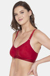 Souminie Double Layered Non-Wired Full Coverage Minimiser - Red — thumbnail 3