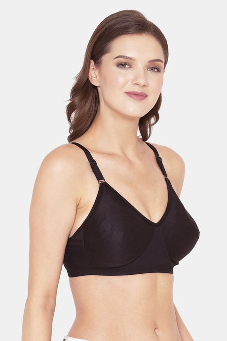 Souminie Double Layered Non-Wired Full Coverage Backless Bra - Black — image 3