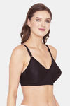 Souminie Double Layered Non-Wired Full Coverage Backless Bra - Black — thumbnail 3