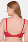 Souminie Double Layered Non-Wired Full Coverage Sag Lift Bra - Red — thumbnail 2