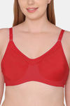 Souminie Double Layered Non-Wired Full Coverage Sag Lift Bra - Red — thumbnail 5