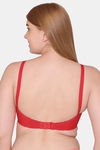 Souminie Double Layered Non Wired Full Coverage Sag Lift Bra - Red — thumbnail 2