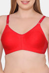 Souminie Double Layered Non Wired Full Coverage Sag Lift Bra - Red — thumbnail 5