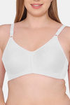 Souminie Double Layered Non Wired Full Coverage Sag Lift Bra - White — thumbnail 5