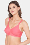Souminie Double Layered Non Wired Full Coverage Minimiser Bra - Coral — thumbnail 3