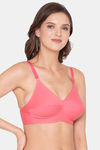 Souminie Double Layered Non Wired Full Coverage Minimiser Bra - Coral — thumbnail 4