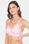 Souminie Double Layered Non Wired Full Coverage Minimiser Bra - Pink — thumbnail 3