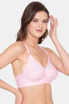 Souminie Double Layered Non Wired Full Coverage Minimiser Bra - Pink — thumbnail 4