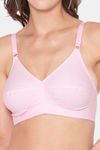 Souminie Double Layered Non Wired Full Coverage Minimiser Bra - Pink — thumbnail 5