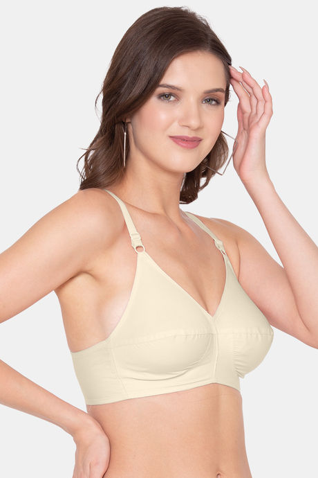 Souminie Double Layered Non Wired Full Coverage Minimiser Bra - Skin — image 4