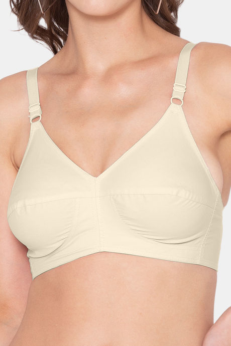Souminie Double Layered Non Wired Full Coverage Minimiser Bra - Skin — image 5