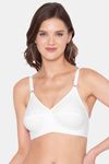 Souminie Double Layered Non Wired Full Coverage Minimiser Bra - White — thumbnail 1