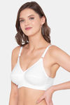 Souminie Double Layered Non Wired Full Coverage Minimiser Bra - White — thumbnail 3