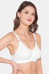 Souminie Double Layered Non Wired Full Coverage Minimiser Bra - White — thumbnail 4