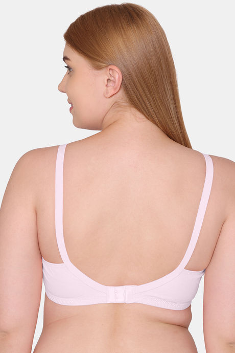 Souminie Double Layered Non Wired Full Coverage Minimiser Bra - Pink — image 2