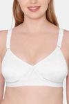 Souminie Double Layered Non Wired Full Coverage Minimiser Bra - White — thumbnail 3