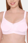 Souminie Double Layered Non Wired Full Coverage Minimiser Bra - Pink — thumbnail 3