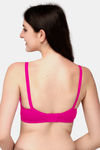 Exotica Lingerie Queen Double Layered Non Wired Full Coverage Tshirt Bra - Pink — thumbnail 2