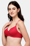 Exotica Lingerie Milano Padded Non Wired Full Coverage Tshirt Bra - Red — thumbnail 3