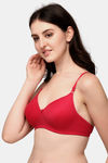 Exotica Lingerie Milano Padded Non Wired Full Coverage Tshirt Bra - Red — thumbnail 4