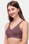 Exotica Lingerie Double Layered Non Wired Full Coverage Minimiser Bra - Brown — thumbnail 2