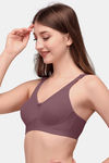 Exotica Lingerie Double Layered Non Wired Full Coverage Minimiser Bra - Brown — thumbnail 3
