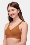 Exotica Lingerie Double Layered Non Wired Full Coverage Minimiser Bra - Orange — thumbnail 3