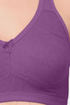Exotica Lingerie Double Layered Non Wired Full Coverage Minimiser Bra - Purple — thumbnail 5