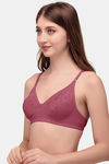 Exotica Lingerie Double Layered Non Wired Medium Coverage T-Shirt Bra - Maroon — thumbnail 2