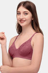 Exotica Lingerie Double Layered Non Wired Medium Coverage T-Shirt Bra - Maroon — thumbnail 3