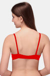 Exotica Lingerie Padded Non Wired Medium Coverage Push up Bra - Red — thumbnail 4