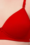 Exotica Lingerie Padded Non Wired Medium Coverage Push up Bra - Red — thumbnail 5