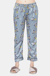 Smarty Pants Satin Pyjama Set - Grey — thumbnail 6