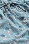 Prakrti Cloth Cafe Cotton Pyajama Set - Blue — thumbnail 2