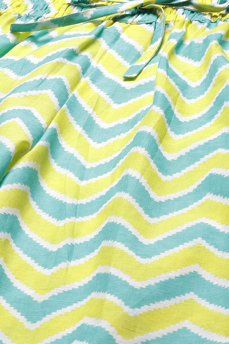 Prakrti Cloth Cafe Cotton Pyajama Set - Yellow — image 3