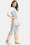Prakrti Cloth Cafe Rayon Pyajama Set - Multi — thumbnail 2