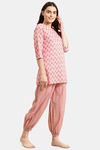 Prakrti Cloth Cafe Cotton Pyajama Set - Pink — thumbnail 2