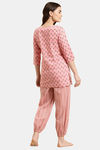 Prakrti Cloth Cafe Cotton Pyajama Set - Pink — thumbnail 4