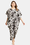 Prakrti Cloth Cafe Cotton Pyajama Set - White — thumbnail 1