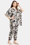 Prakrti Cloth Cafe Cotton Pyajama Set - White — thumbnail 2