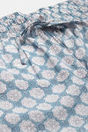 Prakrti Cloth Cafe Cotton Pyajama Set - Blue — thumbnail 6