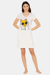 Lounge Dreams Cotton Nightdress - White — thumbnail 1