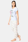 Lounge Dreams Cotton Night Suit - White — thumbnail 2