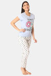 Lounge Dreams Cotton Night Suit - White — thumbnail 4