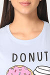 Lounge Dreams Cotton Night Suit - White — thumbnail 5