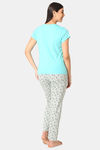 Lounge Dreams Cotton Night Suit - Grey — thumbnail 3