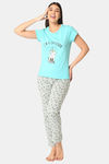 Lounge Dreams Cotton Night Suit - Grey — thumbnail 4